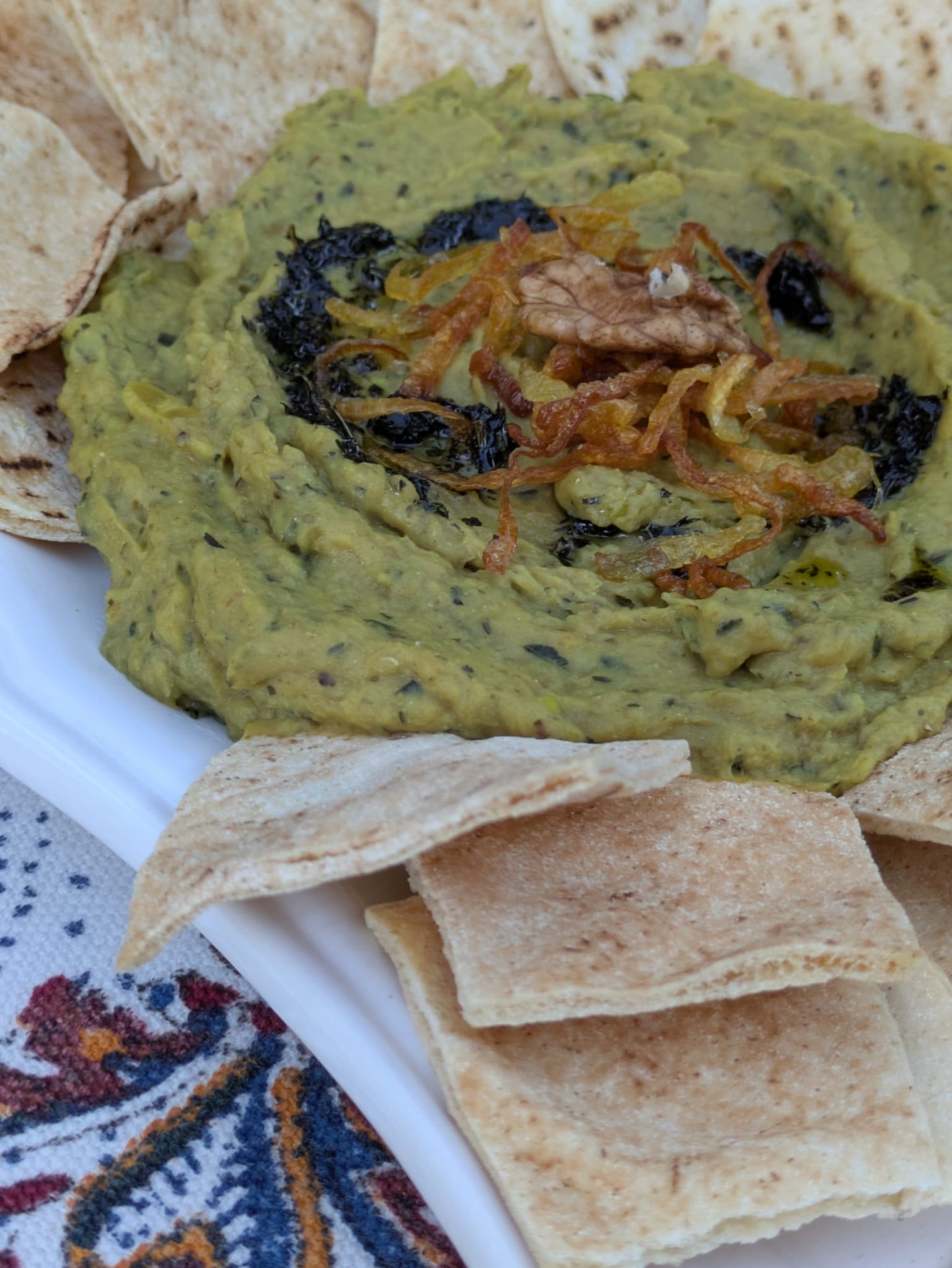 Kashki Bademjoon - Eggplant dip (Vegetarian)