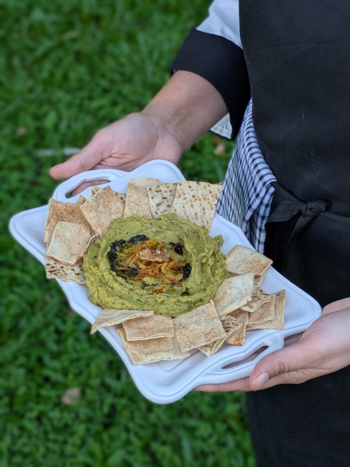 Kashki Bademjoon - Eggplant dip (Vegetarian)