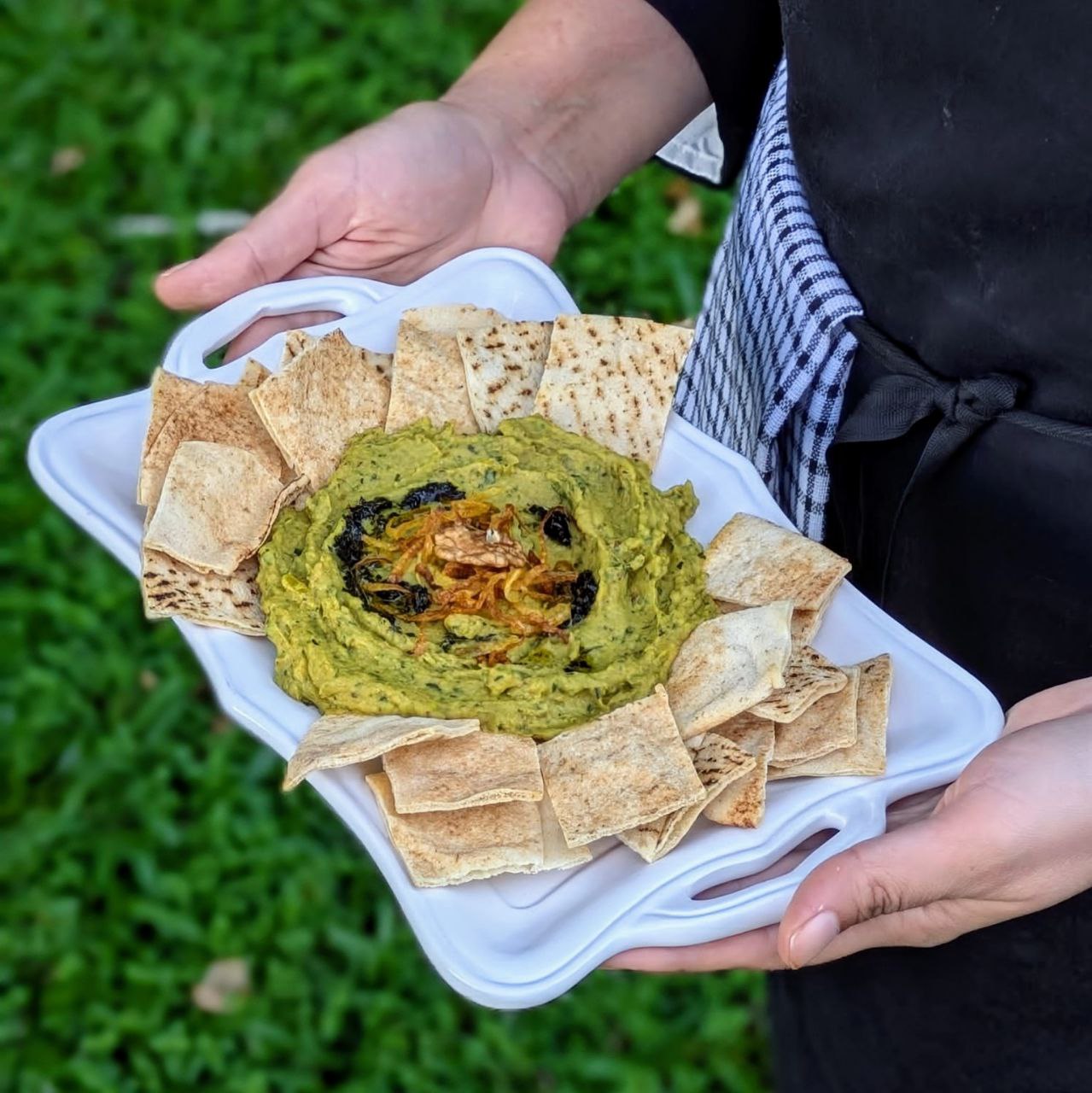Kashki Bademjoon - Eggplant dip (Vegetarian)