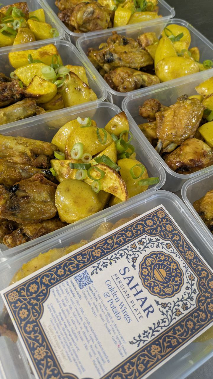 Golden Wings & Potato (Gluten Free)