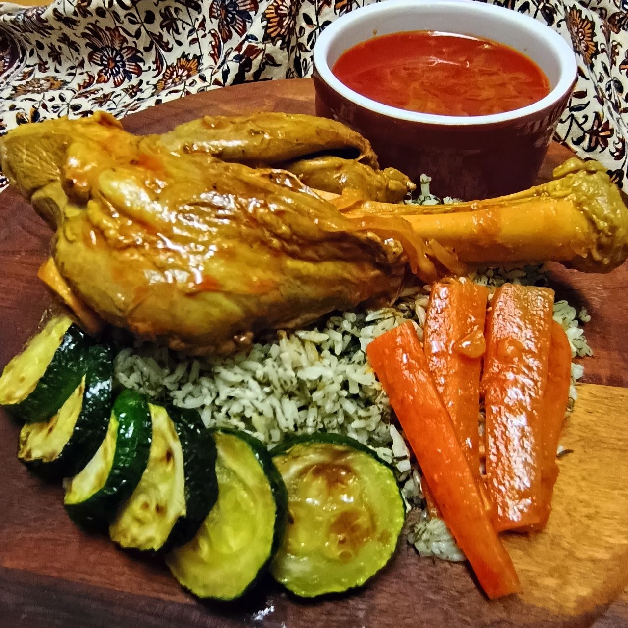 Lamb Shank Stew - Braised Persian Lamb with Rice