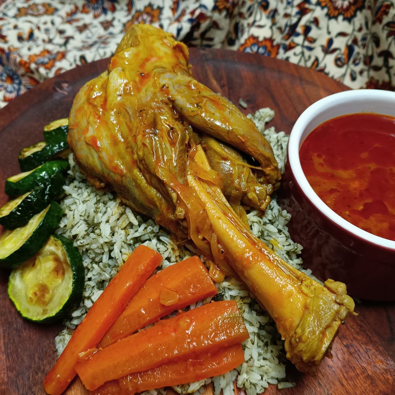 Lamb Shank Stew - Braised Persian Lamb with Rice