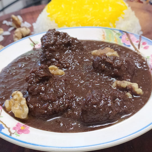 Fesenjoon - Pomegranate chicken stew