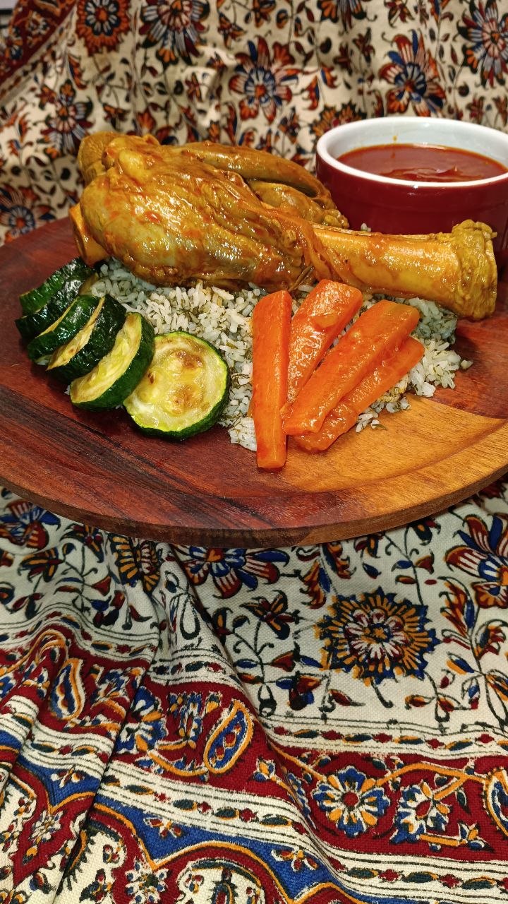 Lamb Shank Stew - Braised Persian Lamb with Rice